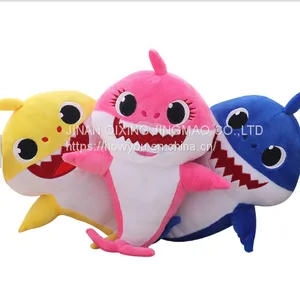 Luminous Easter Gift Cute Baby Shark Plush Toy Manufacture thumbnail-3