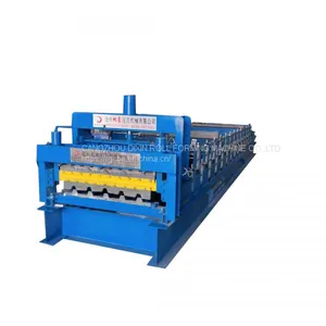 Roof Use Double Layer Steel Roof Sheet Roll Forming Machine Manufacturer thumbnail-1