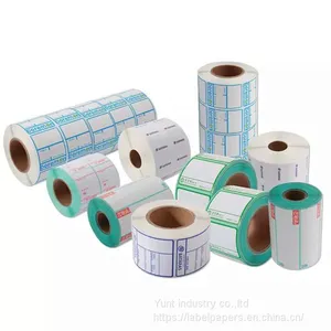 High Quality Thermal Paper Label Stickers Roll With Bar Code Printing thumbnail-1