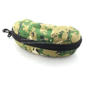 Crush-resistant, Large-sized Eyewear Case Fashionable, Zippered Sunglasses Case thumbnail-1