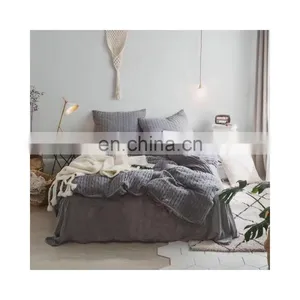 Decorative Warm Knitted Chenille Comforter Set Bedding thumbnail-3