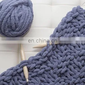 YUANYUAN Jiangsu Wholesale Chenille Thick Chunky Yarn For Cat Beds Dog Beds thumbnail-1
