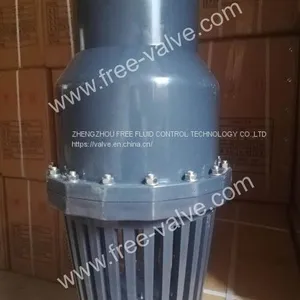 PVC Socket Ends Foot Valve Bootom Valve With Strainer thumbnail-1