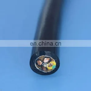 Flexible 4 Core Custom Made Polyurethane Drum Reeling Cable thumbnail-1