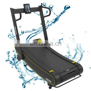 Foldable Cheap Quiet Running Machine Treadmill Home and Gym Use Equipment Manual Curved Treadmill & Air Runner thumbnail-1