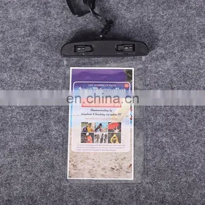 Top Selling Universal Swimming PVC Cover Ip68 for Iphone X Xs Waterproof Phone Case Bag thumbnail-2