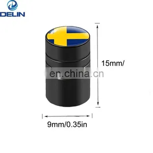 Multicolor Aluminum Alloy Air Dust Cover Caps With Custom Logo Wheel Tire Rim Valve Stem Caps thumbnail-4