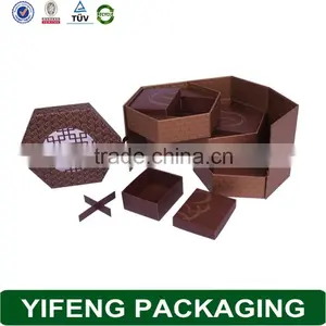 Octagonal Customized Shape Hot Stamping High Quality Cardboard Logo Printed Gift Boxes thumbnail-6