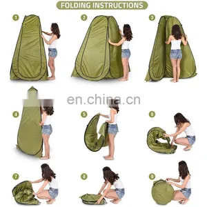 Outdoor Bathroom Toilet Tent Pop Up Pod Changing Room Privacy Camping Shower Tent thumbnail-2