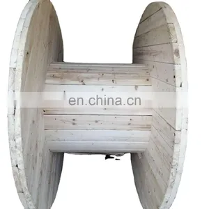 Large Dried Wooden Drum /Wooden Cable Spools /cable Reel thumbnail-1