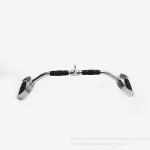 SK-9001 Lat Pull Down Handle Gym Solid Bar Fitness Elctroplated Handlebar thumbnail-1