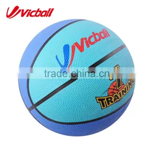 Colorful Rubber Basketball thumbnail-1