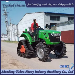 Rubber Tracked Chassis Tractor Modified for Deep Plowing Operation With High Power thumbnail-5