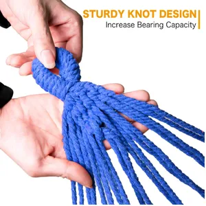 Hanging Chair Hammock Adjustable Rope Outdoor and Indoor Use thumbnail-2