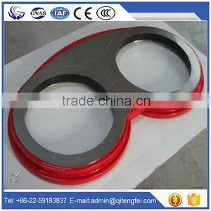 Concrete Pump Spare Parts Spectacle Wear Plate and Wear Ring thumbnail-1