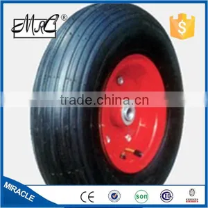 CHINA Factory Light Weight Pneumatic Rubber Wheel Wheelbarrow Wheel 3.50-6 thumbnail-2