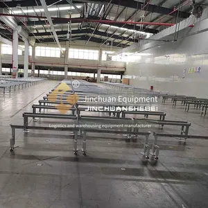 Jinchuan Non-standard Agv Steel Pallet Buffer Storage Rack, Intelligent Docking, Efficient Circulation, Flexible Buffering, Reducing Manual Handling thumbnail-5
