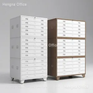 Heavy Duty Cold Rolled Steel Plan File Cabinet | With Label Inserts | for Archive Management thumbnail-2