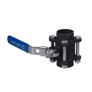 1/2'' 1000PSI 2000Wog CF8 CF8m SS304 SS316 Wcb NPT/BSPT/BSPP Thread Industrial 2PC Stainless Steel Manual Floating Ball Valve thumbnail-3