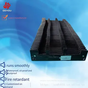 Flexible Organ-type Protective Cover for Machine Tool Guide Rails, Laser Flame-retardant and Fireproof Dust-proof Folding Cloth thumbnail-1