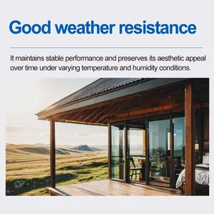 US Residential Living Room Wall FRP Wood Grain Panel Fiberglass Reinforced Plastic Custom Size Waterproof Fireproof Easy Install thumbnail-2