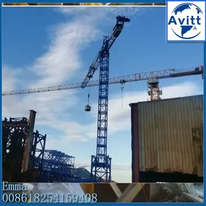 1Tons Small Topless Inner Climbing Tower Crane for High Building Construction thumbnail-2