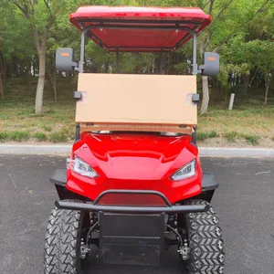 New kb 6-seater Golf Cart, New Energy Sightseeing Vehicle for Scenic Spots, Direct Manufacturer for Export and Foreign Trade thumbnail-1