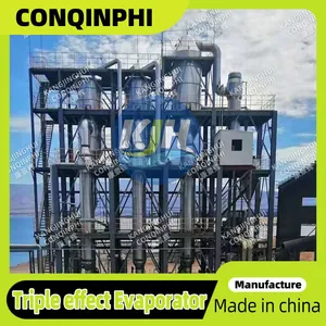 Semi-auto Multi-effect Evaporator Concentrator With 304SS Coils and 10kW Power Input thumbnail-1