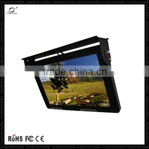 24 Inch Lcd Wall AD Media Player With VGA+AV+HDMI Port Bus Player Advertising Display thumbnail-4