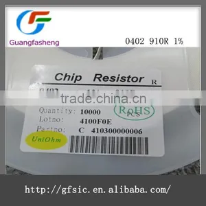 0402 SMD Resistor 910R 1% 1/16W thumbnail-1