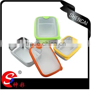 Stainless Steel Food Container Storage Set/ Bulk Lunch Container Bento Box/ Snack Container thumbnail-1