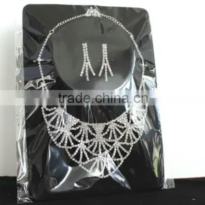 2015 Hot Sale Trendy Design Shining Luxury Bridal Jewelry Set Diamond Jewelry Set thumbnail-6