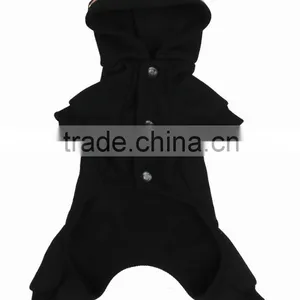 Wholesale Luminous Shock Dragon Spring Autumn Fleece Skeleton Pattern Black Dog Clothing Pet Clothes thumbnail-3