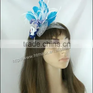 Wholesale Ostrich and Chicken Feather Headdress Indian thumbnail-1