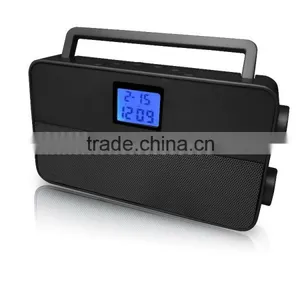 2015 Brand New Black With Blue LCD PLL Portable Radio thumbnail-2