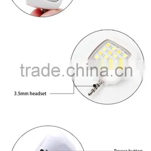2016 Fashion Cellphone Accessories With High Quality Selfie Flashlight for Mobile Smartphone, Camera LED thumbnail-2