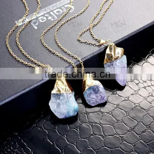 Fashion Single Stone Pendant Necklace Women, Beautiful One Stone Pendant thumbnail-1