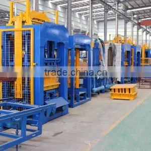 QT4-25 Fly Ash,breakstone,concrete,etc. Brick Raw Material and Hydraulic Pressure Method Automatic Block Machine thumbnail-5