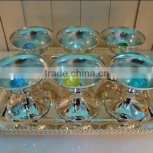AN374 ANPHY European Style Fashion Wedding Household Decoration Metal Cup Stand Holder Display Stock 9.8*10cm thumbnail-2