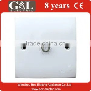 Single Cable Satelite Outlet Hot Sale Wall Switch, British Standard thumbnail-1