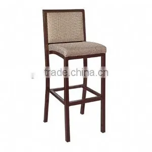 Imitation Wood Grain Antique Restaurant Barstools XA-056 thumbnail-2