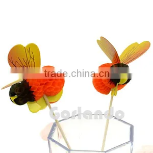 Decoration Party Bee Honeycomb Picks thumbnail-4