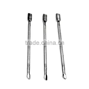 Full Metal Cuticle Pusher Nail Art Equipment Perfect Care Nails Pusher Pushers Stainless Steel Nail Tools thumbnail-2