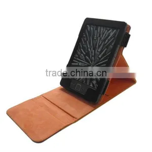 For Amazon Kindle 4 WiFi Purple PU Leather Case Cover Flip, Tablet Cover, Flip Tablet Cover thumbnail-1