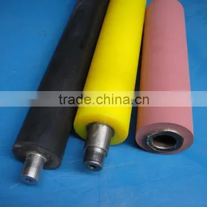 Widely Use Abrasion Resistant Rubber Coated Plastic Cover PTFE Teflon Conveyor Rollers Quality Choice thumbnail-2