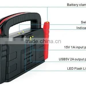Carku Portable Jump Starter 14000mAh Battery Booster Pack LED Light Booster Starter thumbnail-4