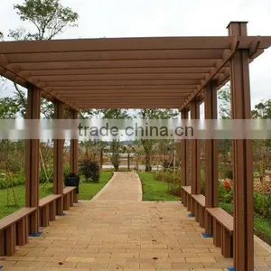 Easy Installation and Non-fade Wpc Garden Arbour thumbnail-1