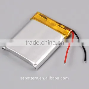Rechargeable Li-polymer Battery 802040 600mAh 3.7V With PCM for Light thumbnail-2