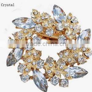 2015 Fashion High Quanlity Crystal Chinese Redbud Flower for Elegant Lady Brooch thumbnail-6