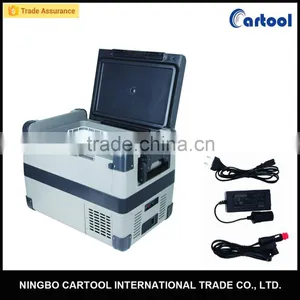 Mini Portable Refrigerator Cooler Warmer for Car Home 110V/220v 12V 28L thumbnail-2